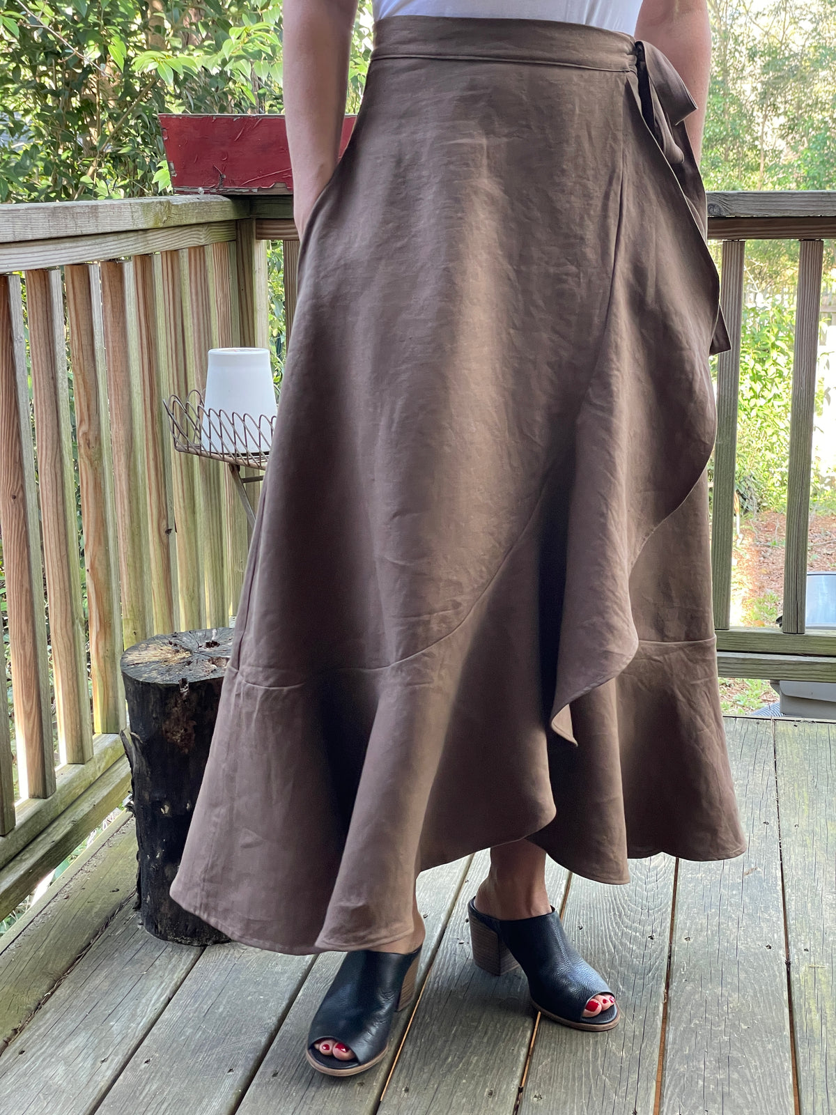Coco Ruffle Wrap Skirt