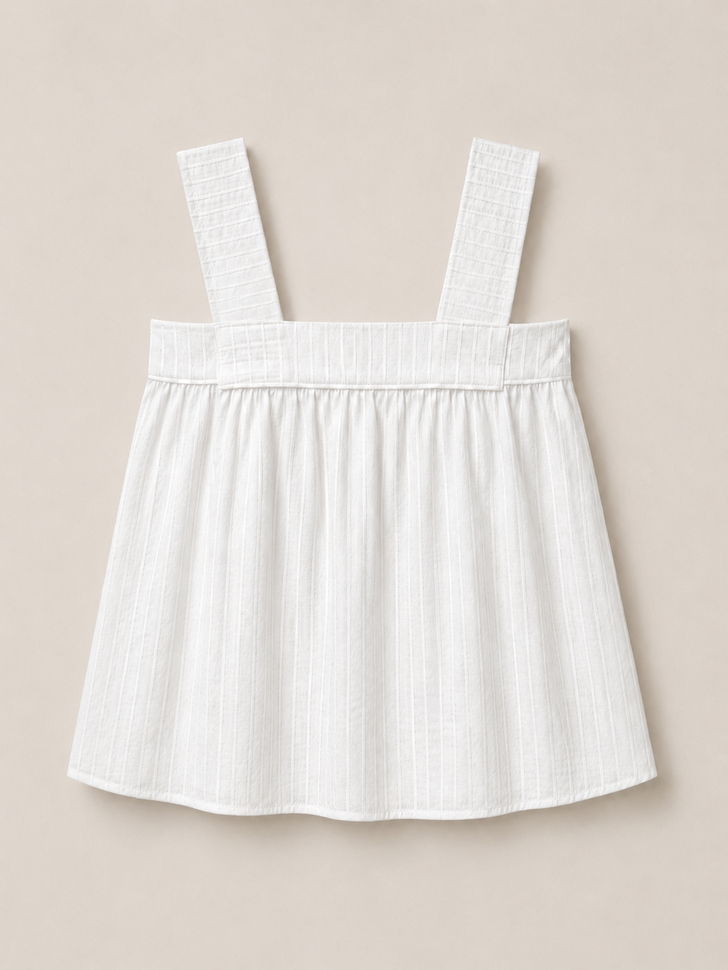 White Babydoll Tank