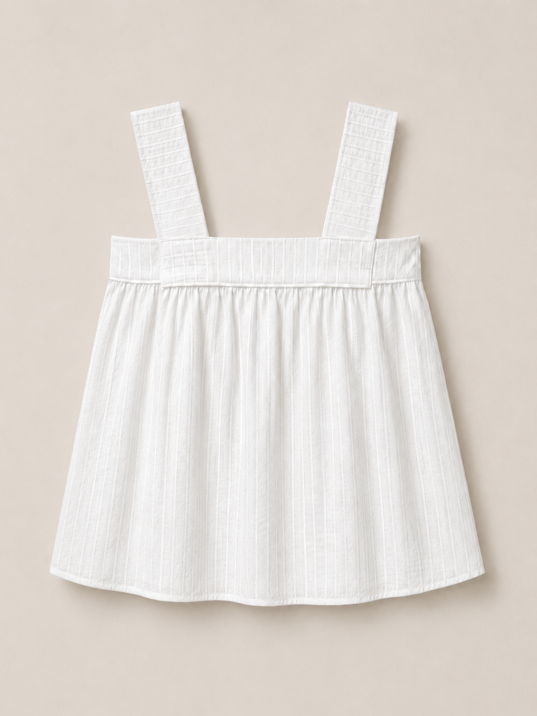 White Babydoll Tank