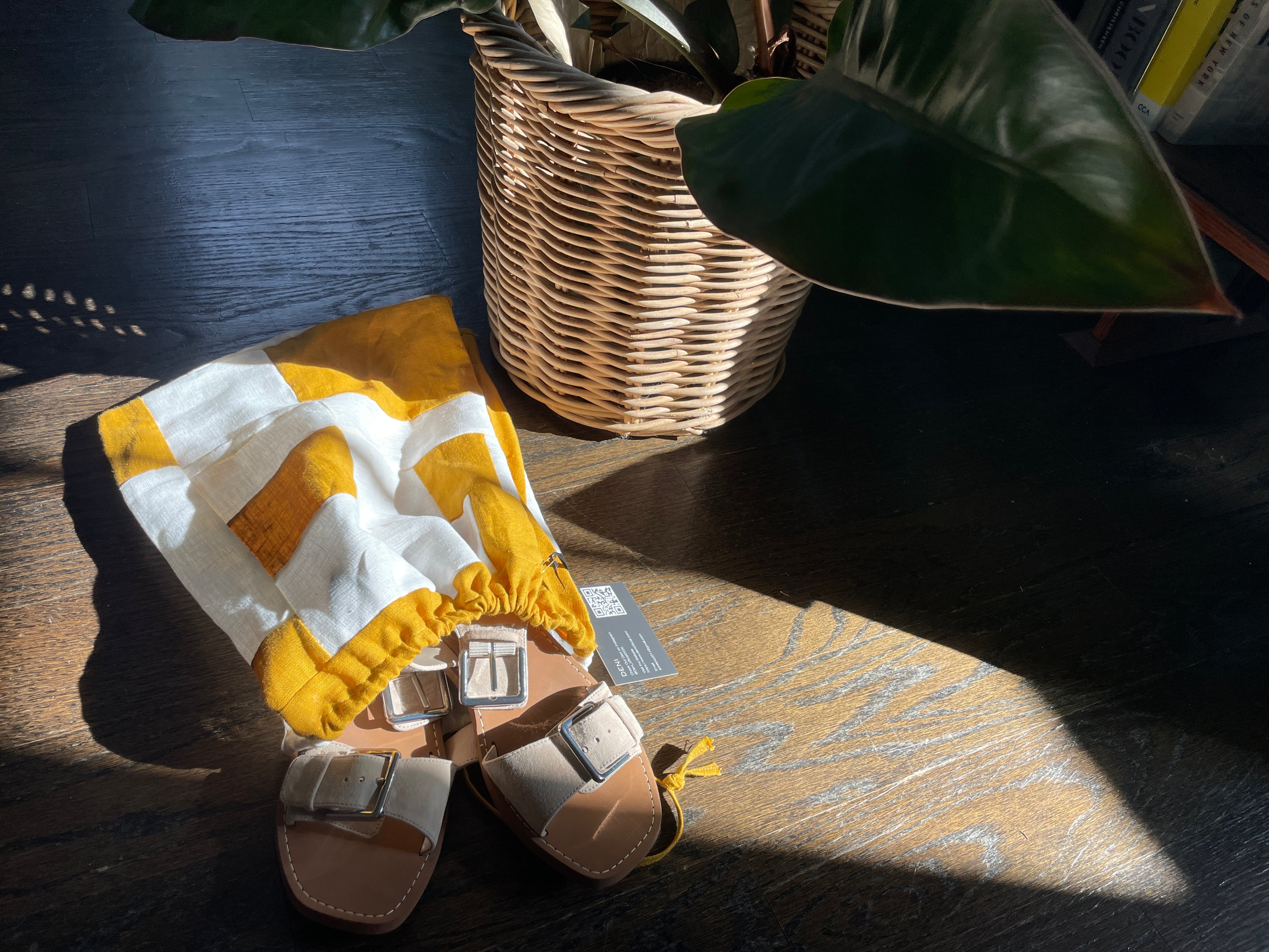 Patch Work Shoe Bag